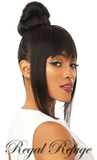 Sensationnel Synthetic Instant Bun with Bangs